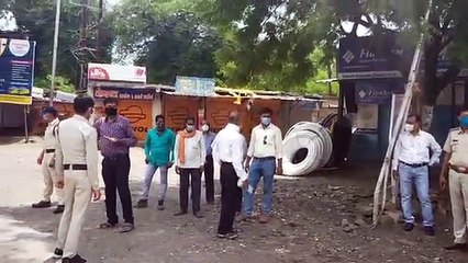 मक्सी में बिना मास्क वालों पर कार्रवाई