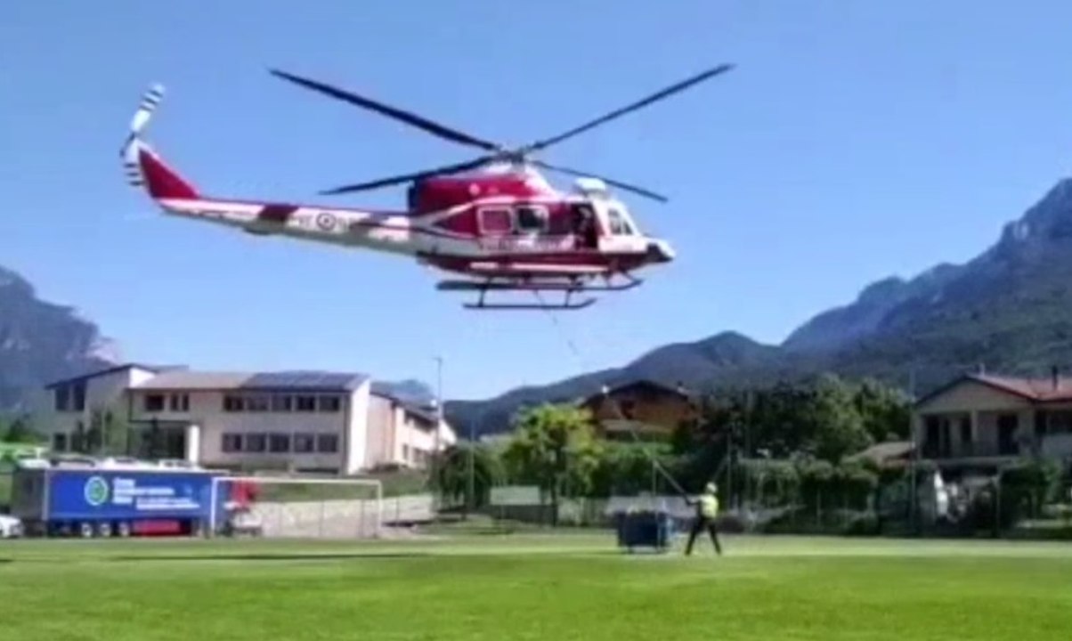 Brenzone sul Garda (VR) - Trasporto gruppo elettrogeno sul Monte Baldo (26.07.20)