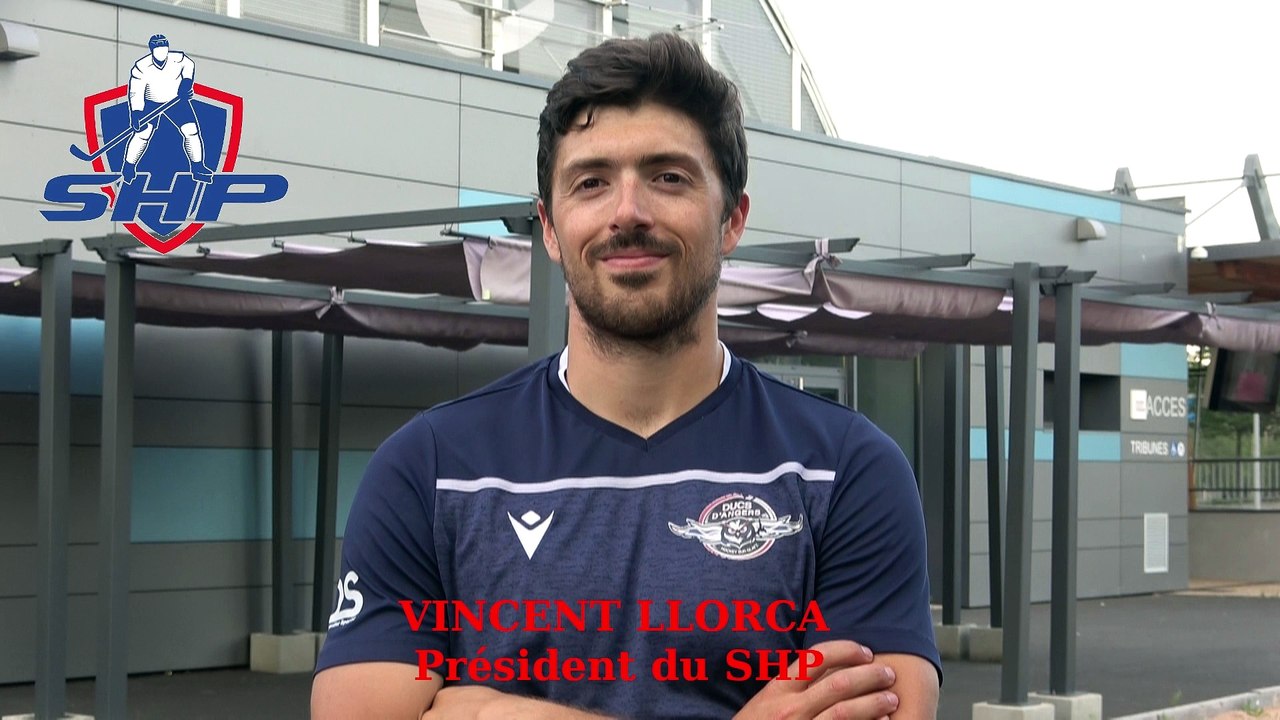 Hockey sur glace Interview Vincent Llorca Président du SHP - Clermont-Ferrand 2020-06-25