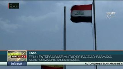 Irak: EE.UU. entrega base militar de Bagdad-Basmaya