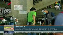 Venezuela: buena participación ciudadana en el registro electoral