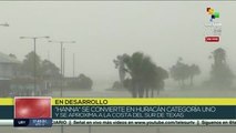 EE.UU.: Hanna se convierte en huracán y toca costas del sur de Texas