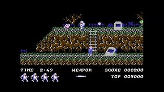 [Longplay] Ghosts 'n Goblins - Commodore 64 (1080p 50fps)