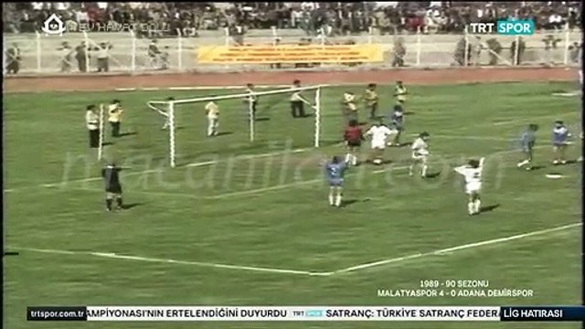 Malatyaspor 4-0 Adana Demirspor [HD] 29.04.1990 - 1989-1990 Turkish 1st League Matchday 31 + Post-Match