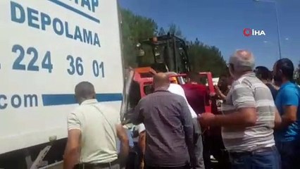 Diyarbakır'da trafik kazası: 1 yaralı