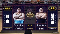 Aoiyama vs Asanoyama - July 2020, Makuuchi - Day 8