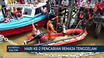 Hari Ke-2 Pencarian Remaja Tenggelam