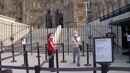 Misa homenaje en la Sagrada Familia por las víctimas del coronavirus