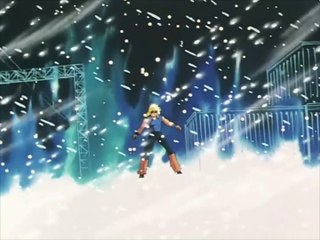 Hyoga le habla del Polvo de Diamantes a un Caballero de la Sombra - Español