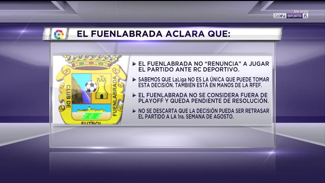 La decisión sobre el Fuenlabrada