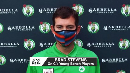 Brad Stevens On Transition Defense, Celtics Young Bench Player Roles