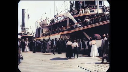 [4k, 60 fps] A Trip Through New York City in 1911