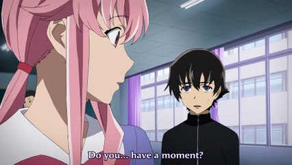 [Cleo]Mirai Nikki - 02 (Dual Audio 10Bit Bd1080p X265)-1