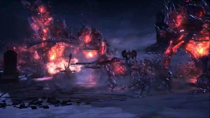 20 Black Knights VS 15 Fire Demons