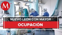 Nuevo León mantiene la mayor ocupación hospitalaria para covid-19