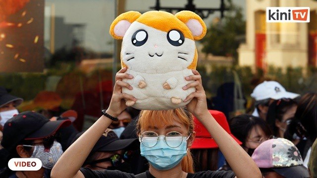 Kartun Jepun 'Hamtaro' diguna penunjuk perasaan Thailand untuk ejek pemerintah