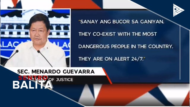 BuCor, naka-heightened alert dahil sa mga bantang natatanggap ng ilang kawani nito; BuCor, nakipag-ugnayan sa Muntinlupa LGU para sa dagdag na police visibility