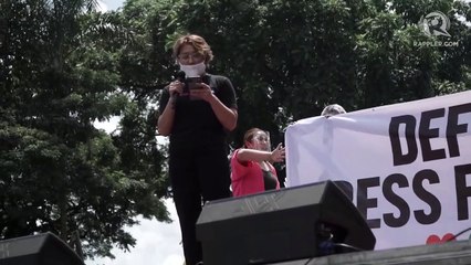 Ces Drilon: 'We are victims of an oppressive government'