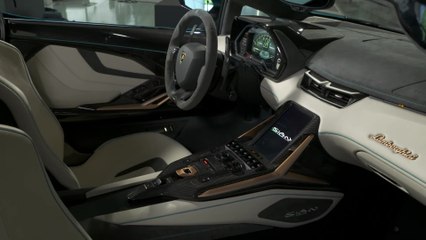 The new Lamborghini Sián Roadster - Interior Design