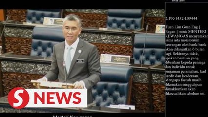 Govt in talks with Bank Negara, including extension of bank loan moratorium