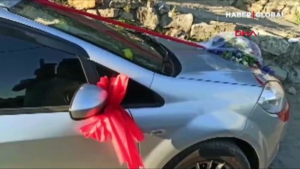 Pandemi süreci gelin arabasına yansıdı