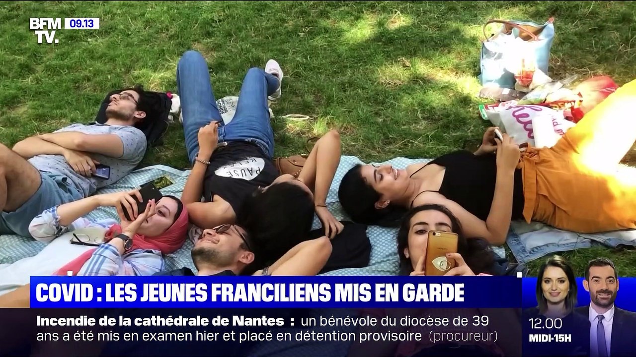 Covid: les jeunes franciliens mis en garde - 27/07