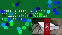 Full E-book  Law 101: Everything You Need to Know about American Law  Review