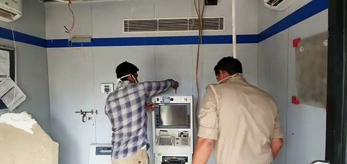 कैराना: एचडीएफसी के एटीएम की मशीन तोड़कर चोरी का किया असफल प्रयास