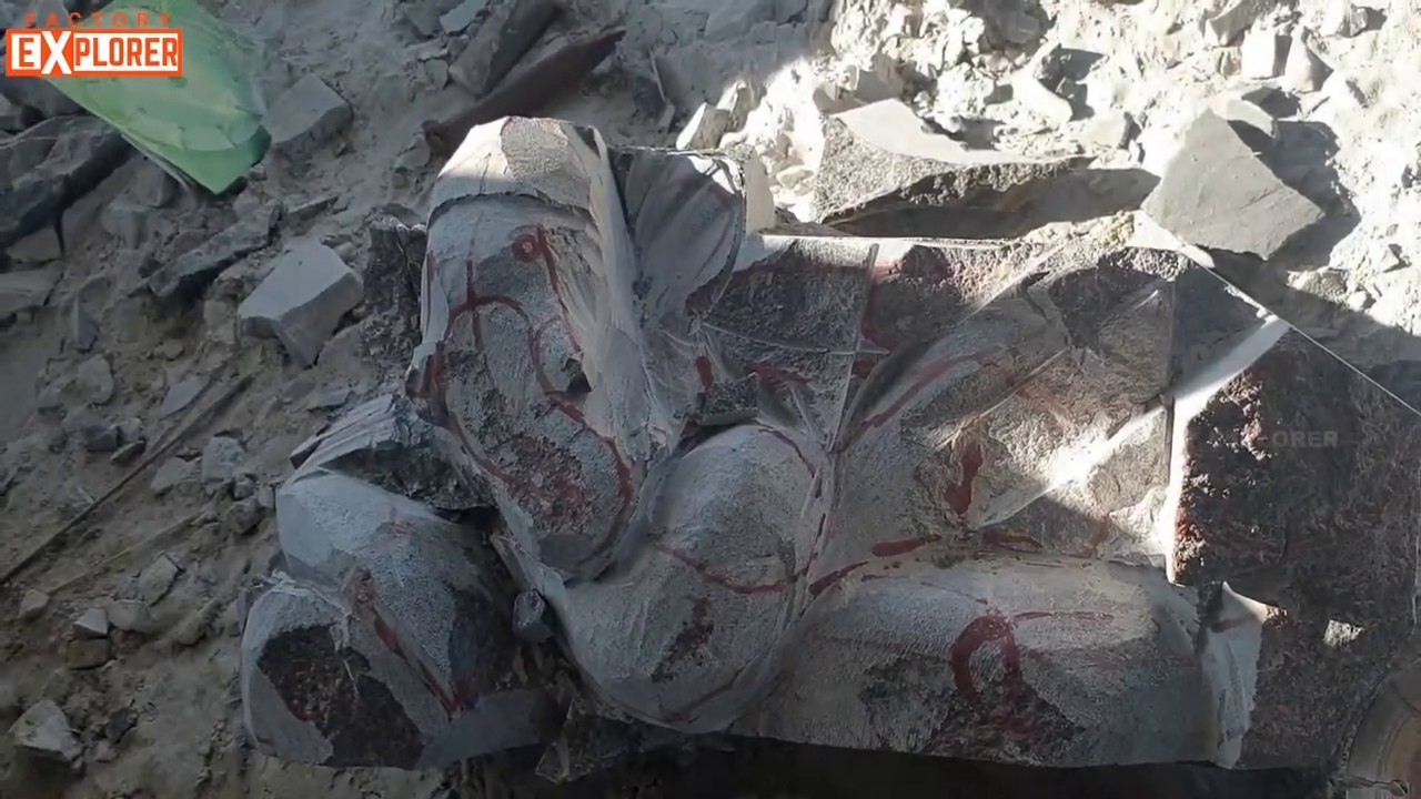 EXTREME Stone Sculpture Making - Part 1 | Factory Explorer