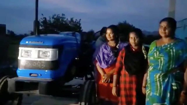 Daughters were ploughing field, Sonu Sood gifts a tractor