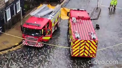 A Lothian Bus crashed into a building in Edinburgh's New Town