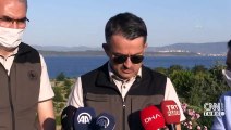 Son dakika: Bakan Pakdemirli açıkladı: Çanakkale'deki yangın kontrol altında | Video