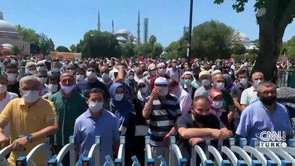 Son Dakika Haberi: Ayasofya Camii'ne ziyaretçi akını | Video