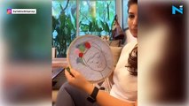 Watch, Twinkle Khanna embroiders a Frida Khalo portrait