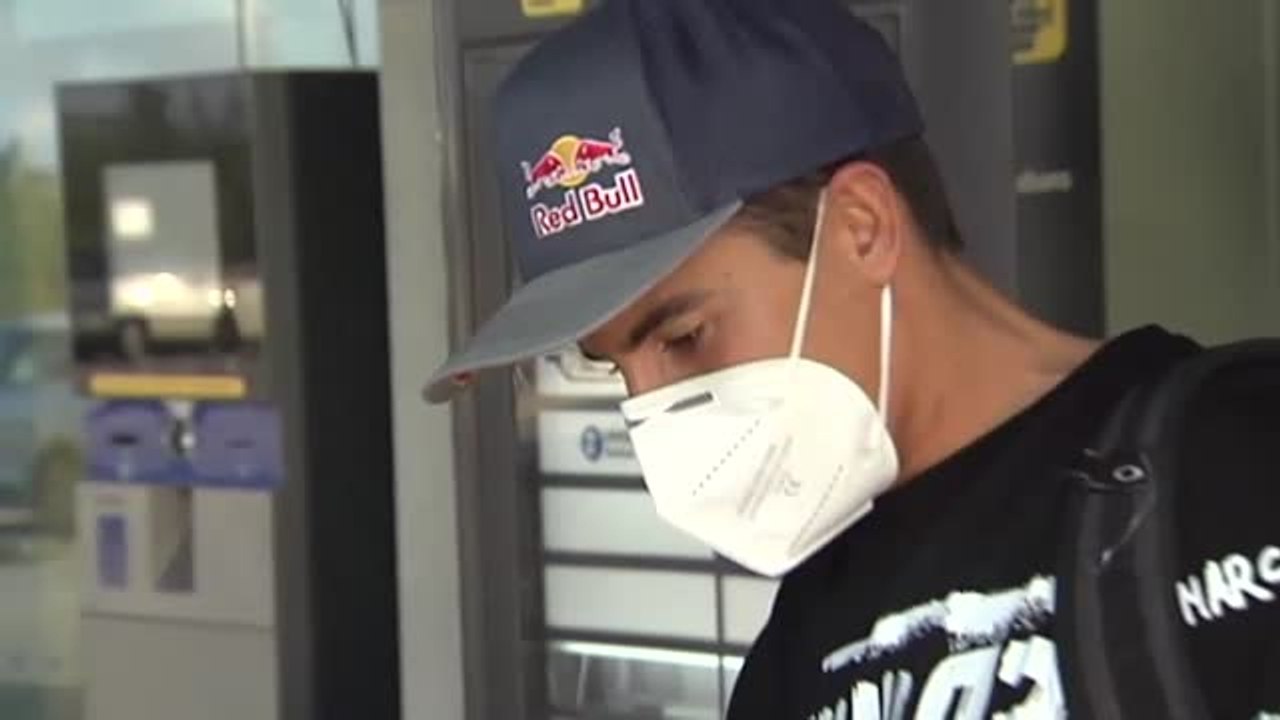 Marc Márquez llega a Barcelona tras no correr el GP de Andalucía