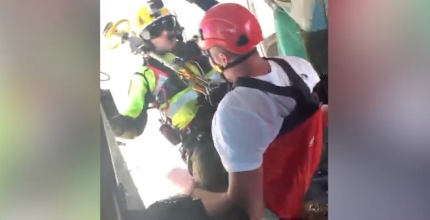 L'Aquila - Salvato escursionista sul Corno Grande del Gran Sasso (27.07.20)