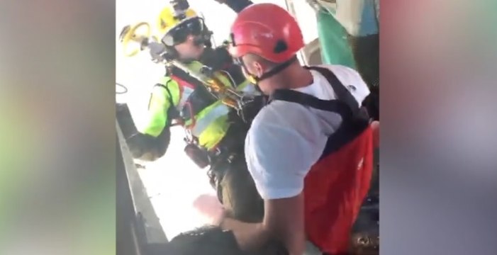 L'Aquila - Salvato escursionista sul Corno Grande del Gran Sasso (27.07.20)