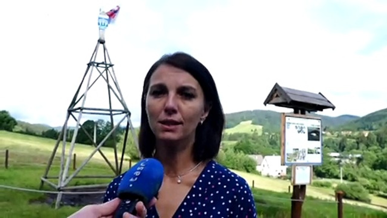 Ropný prameň v Korni slúži ako turistická atrakcia