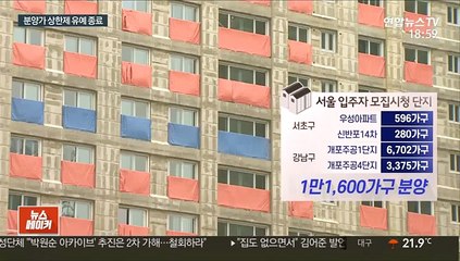 분양가 상한제 유예 종료…선분양보다 후분양?