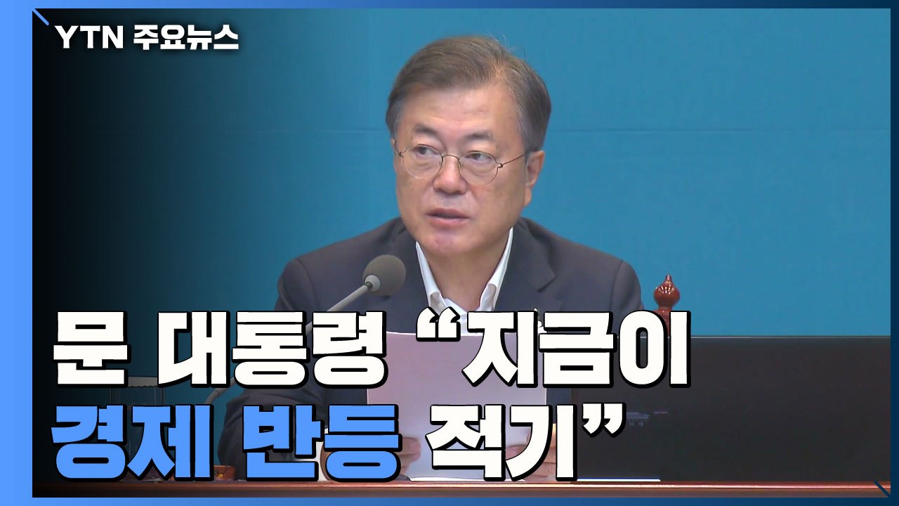 문 대통령 "지금이 경제 반등 적기...정책수단 총동원" / YTN