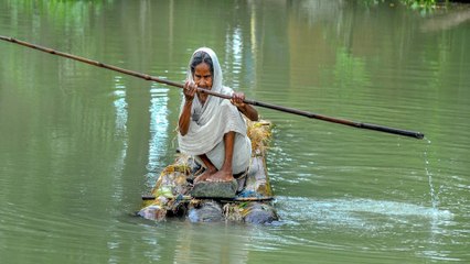 Assam flood fury: People in Morigaon forced to live on roads