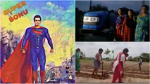 Sonu Sood Gifts Tractor to a Farmer Family
