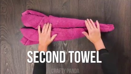 Simple but Creative Towel Folding and Bathroom Ideas by Crafty Panda-360p