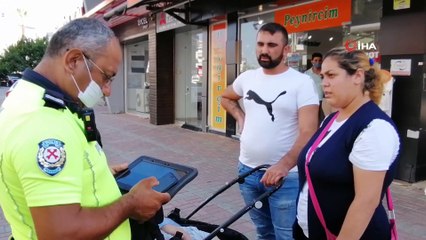 Bebekle duygu sömürüsü polise takıldı