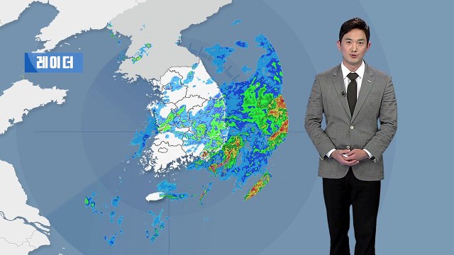 [날씨] 밤사이 전국 장맛비...남해안 집중호우 주의 / YTN