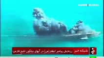 İran 200 metrelik sahte ABD uçak gemisiyle gövde gösterisi yaptı