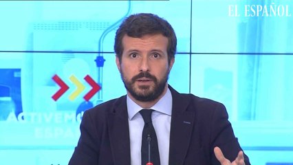 Casado: "Hay un punto medio entre el cierre total y lavarse las manos"