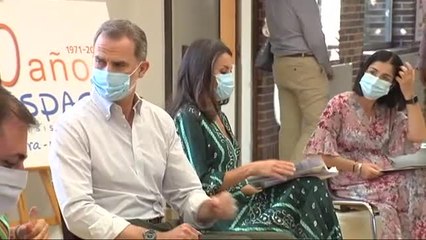 Los reyes visitan Aspace en Navarra