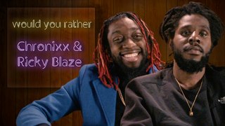 Chronixx and Ricky Blaze debate aliens, riddims, and more in Would You Rather