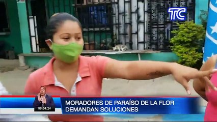 Moradores del bloque 6 del Paraíso de la Flor piden mejoras en el sector